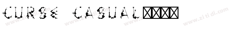 Curse Casual字体转换
